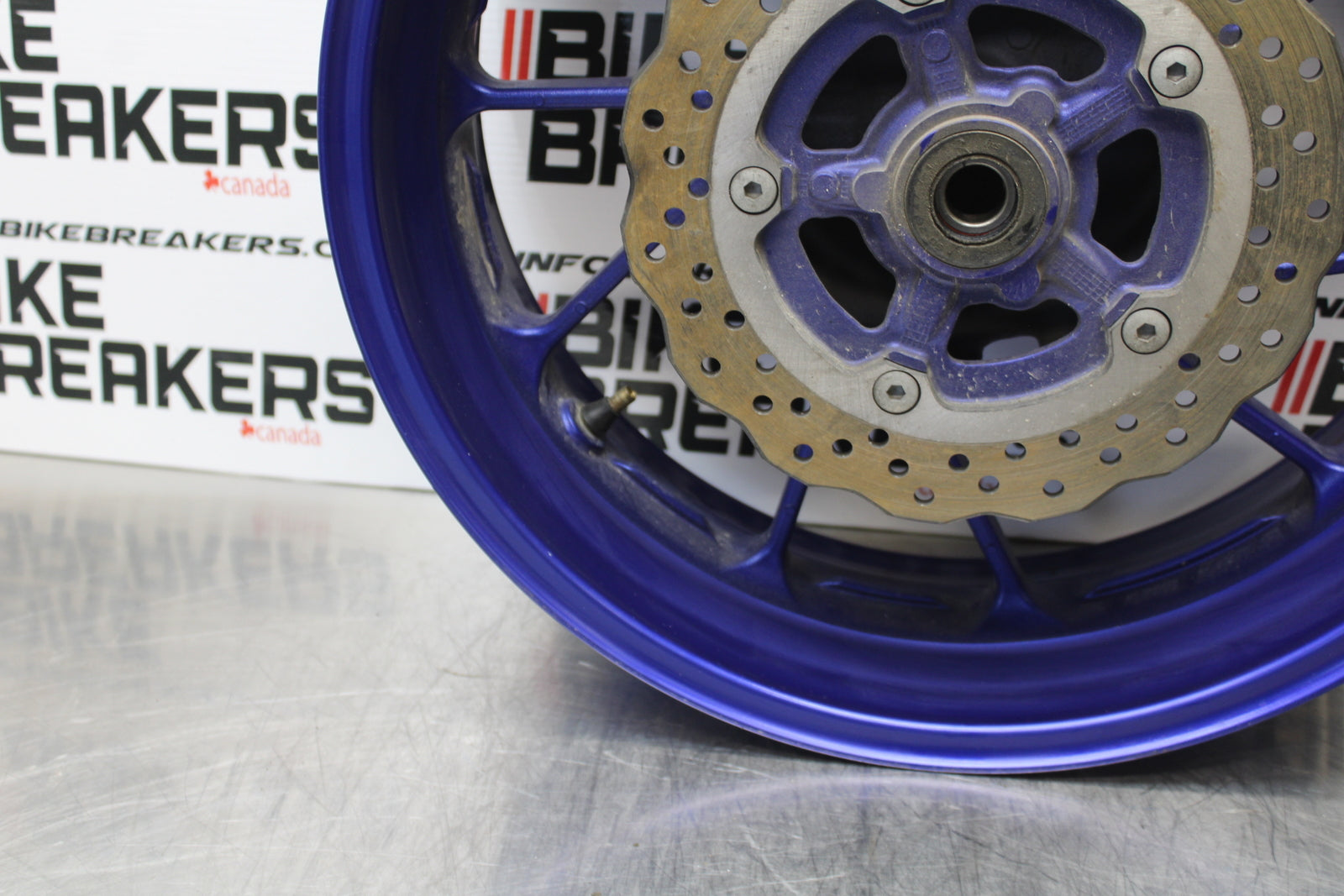 14-17 YAMAHA FZ07 REAR WHEEL BACK RIM & ROTOR BB162