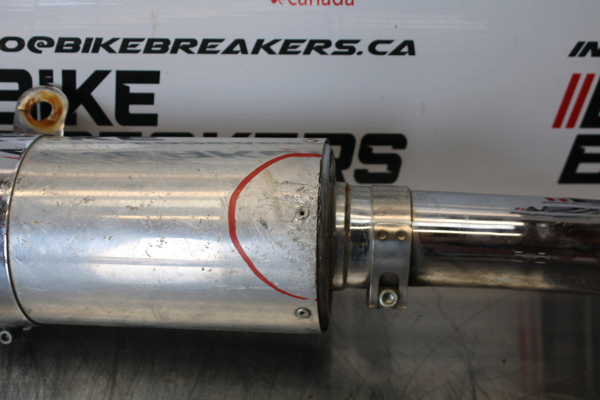 96-07 YAMAHA YZF600R D&D EXHAUST PIPE MUFFLER SLIP ON CAN SILENCER BB158