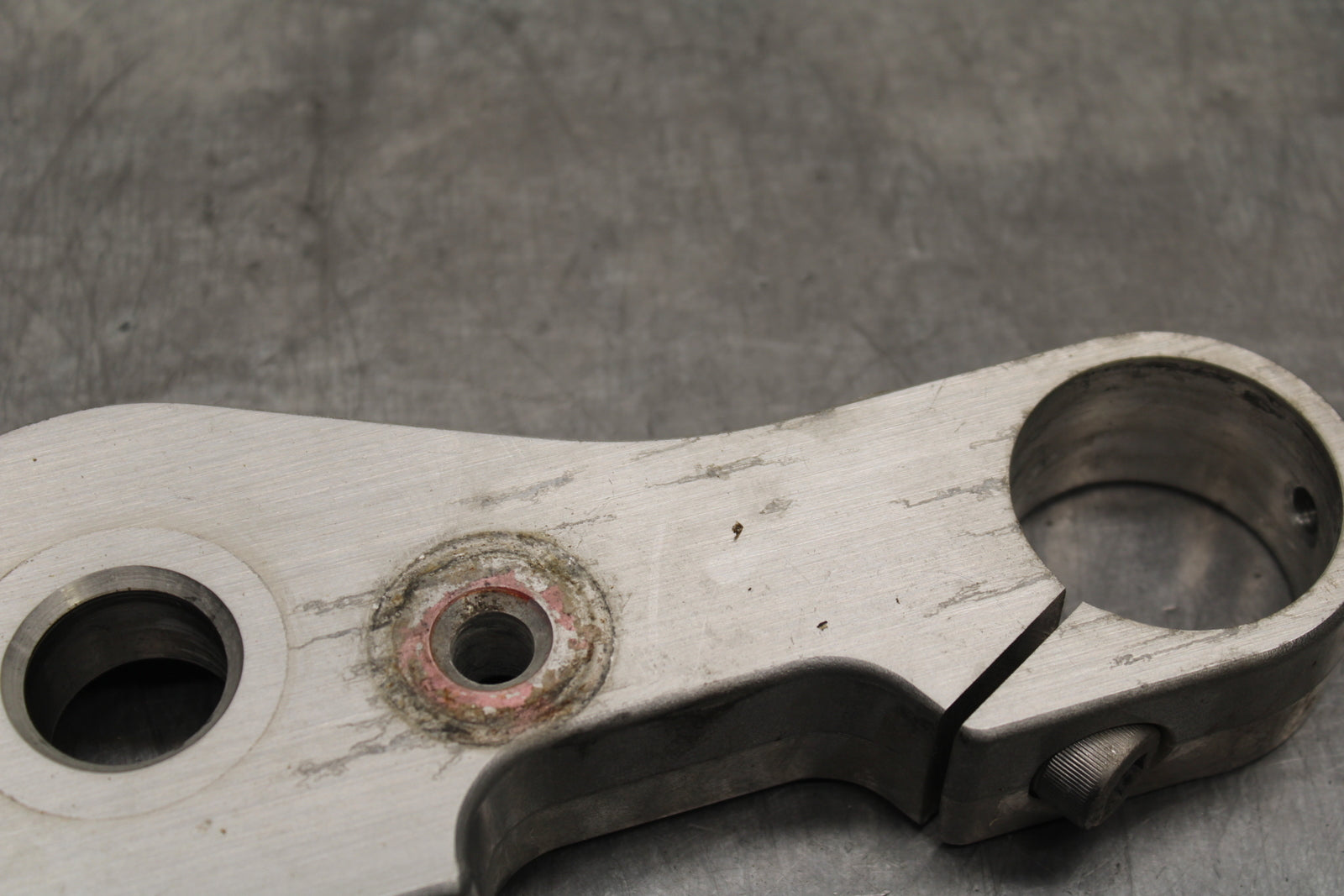 03-08 KAWASAKI VULCAN 1600 FORKS UPPER TRIPLE TREE CLAMP BB754