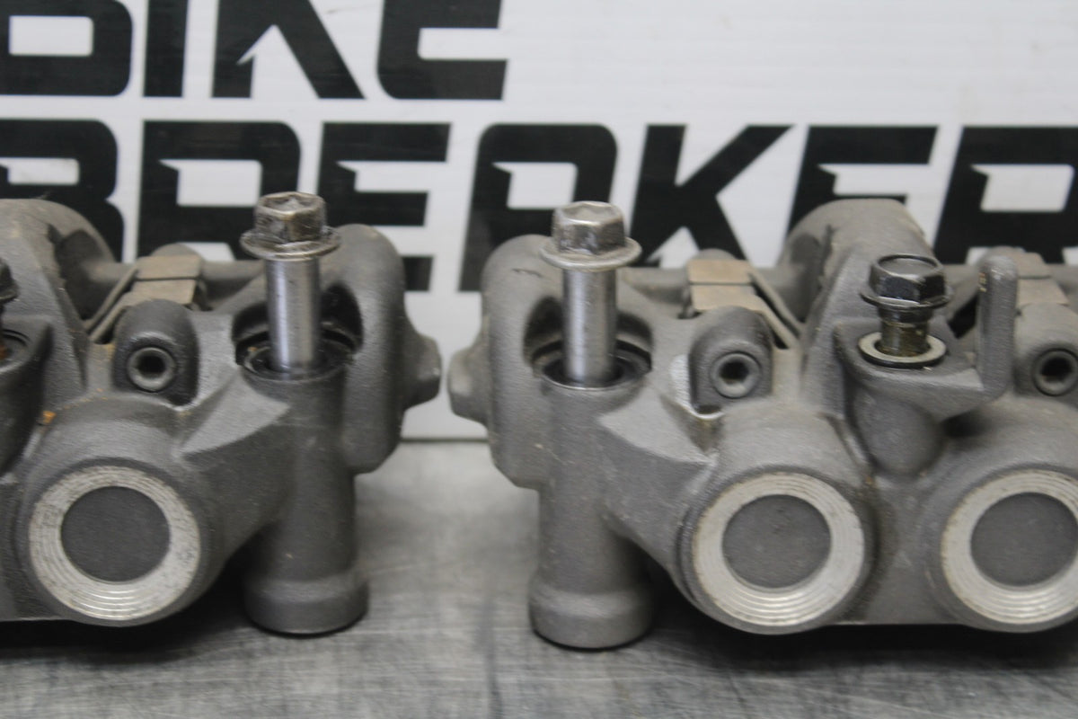08 KAWASAKI NINJA ZX10R RIGHT LEFT FRONT BRAKE CALIPER SET PAIR CALIPERS BB201