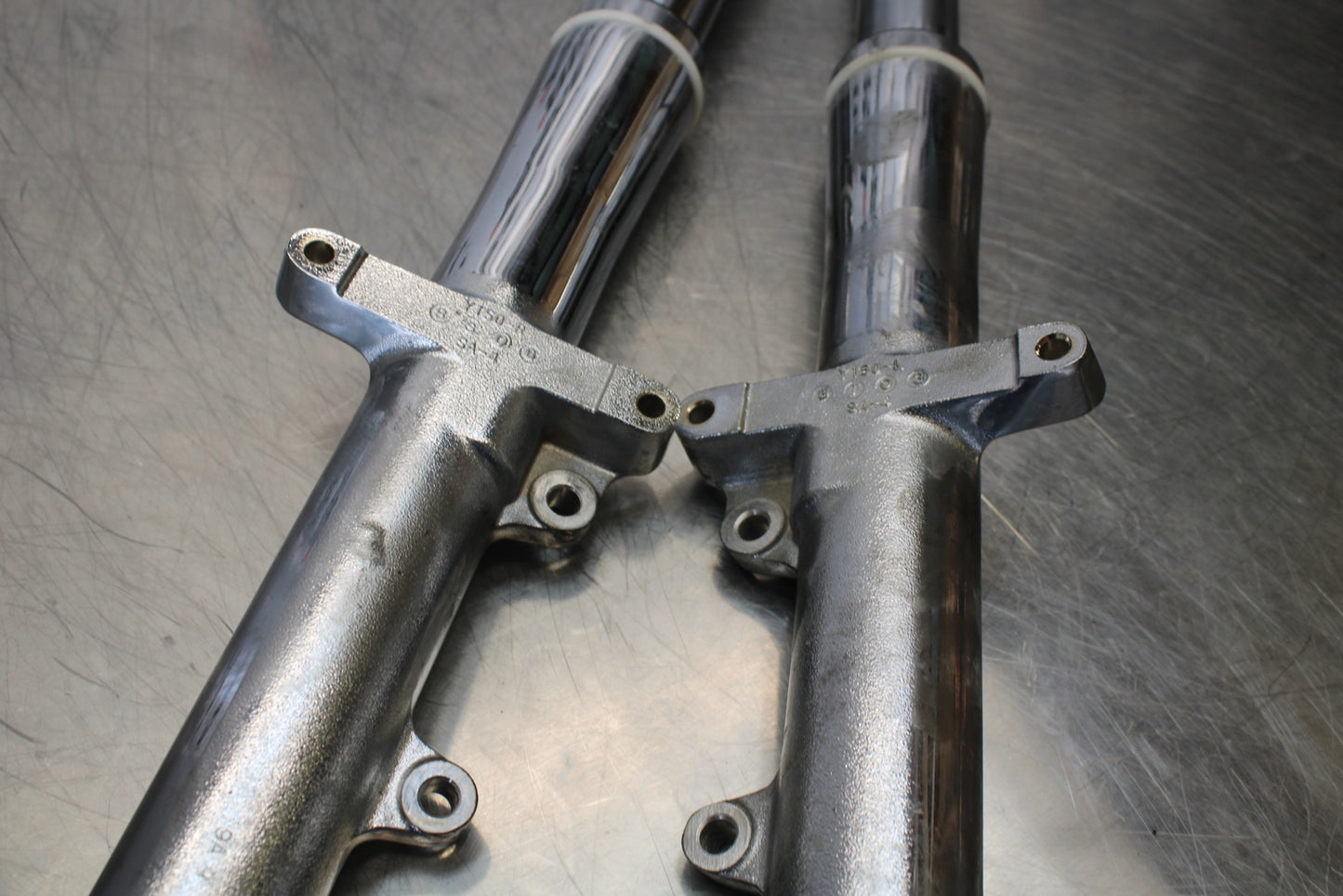 09 YAMAHA ROYAL STAR XVZ1300TF VENTURE FRONT FORKS SHOCK SUSPENSION SET BB151
