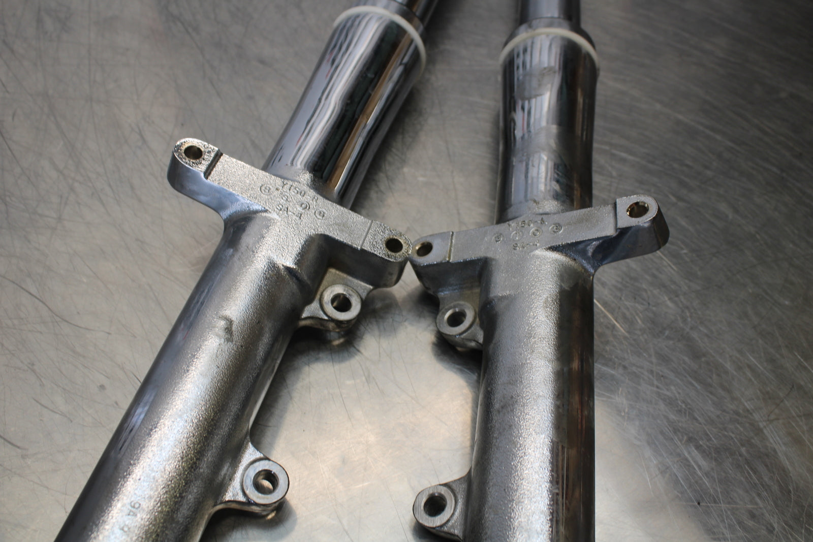 09 YAMAHA ROYAL STAR XVZ1300TF VENTURE FRONT FORKS SHOCK SUSPENSION SET BB151