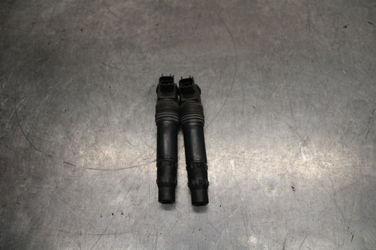 14-15 KAWASAKI NINJA 650 EX650F ABS IGNITION COILS COIL SPARK PLUG CAPS BB741