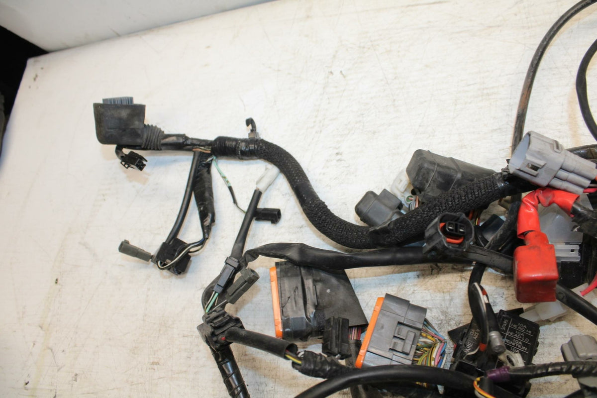 15-16 SUZUKI GSXS750 MAIN ENGINE WIRING HARNESS MOTOR WIRE LOOM BB374