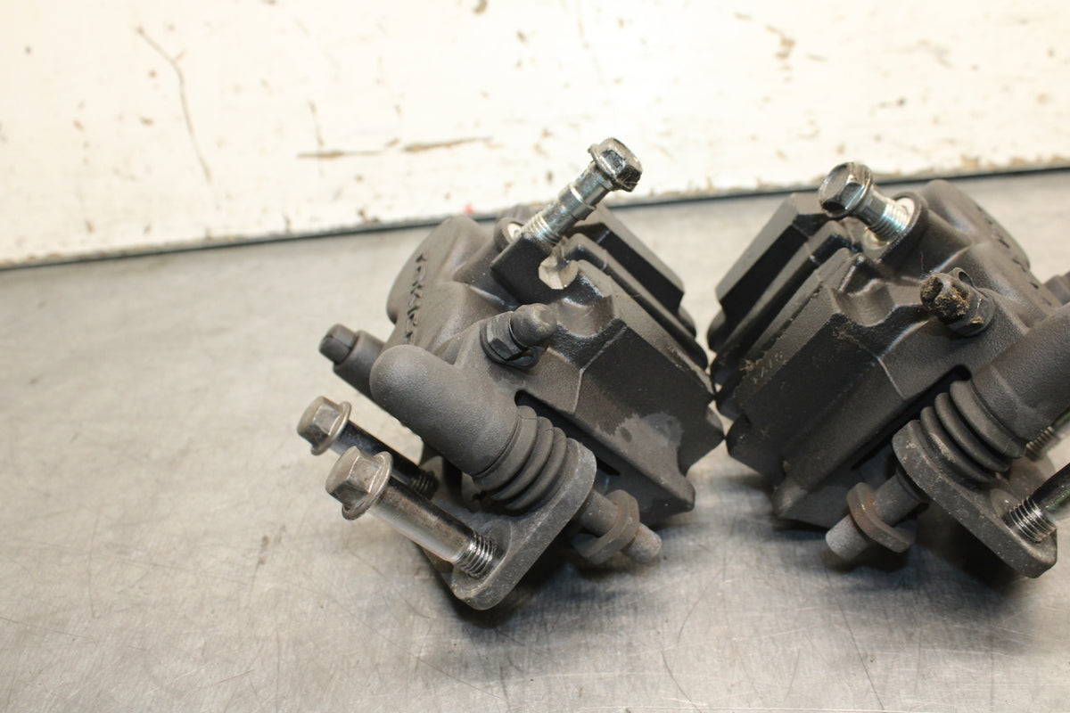14-15 KAWASAKI NINJA 650 EX650F ABS RIGHT LEFT FRONT BRAKE CALIPER PAIR BB741 