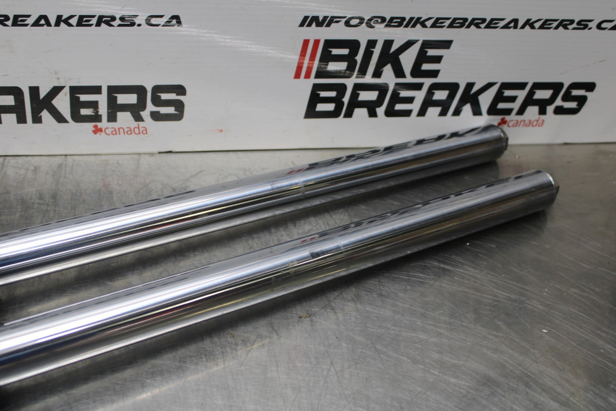 77 SUZUKI GS750 FRONT FORKS SHOCK SUSPENSION SET PAIR  BB779
