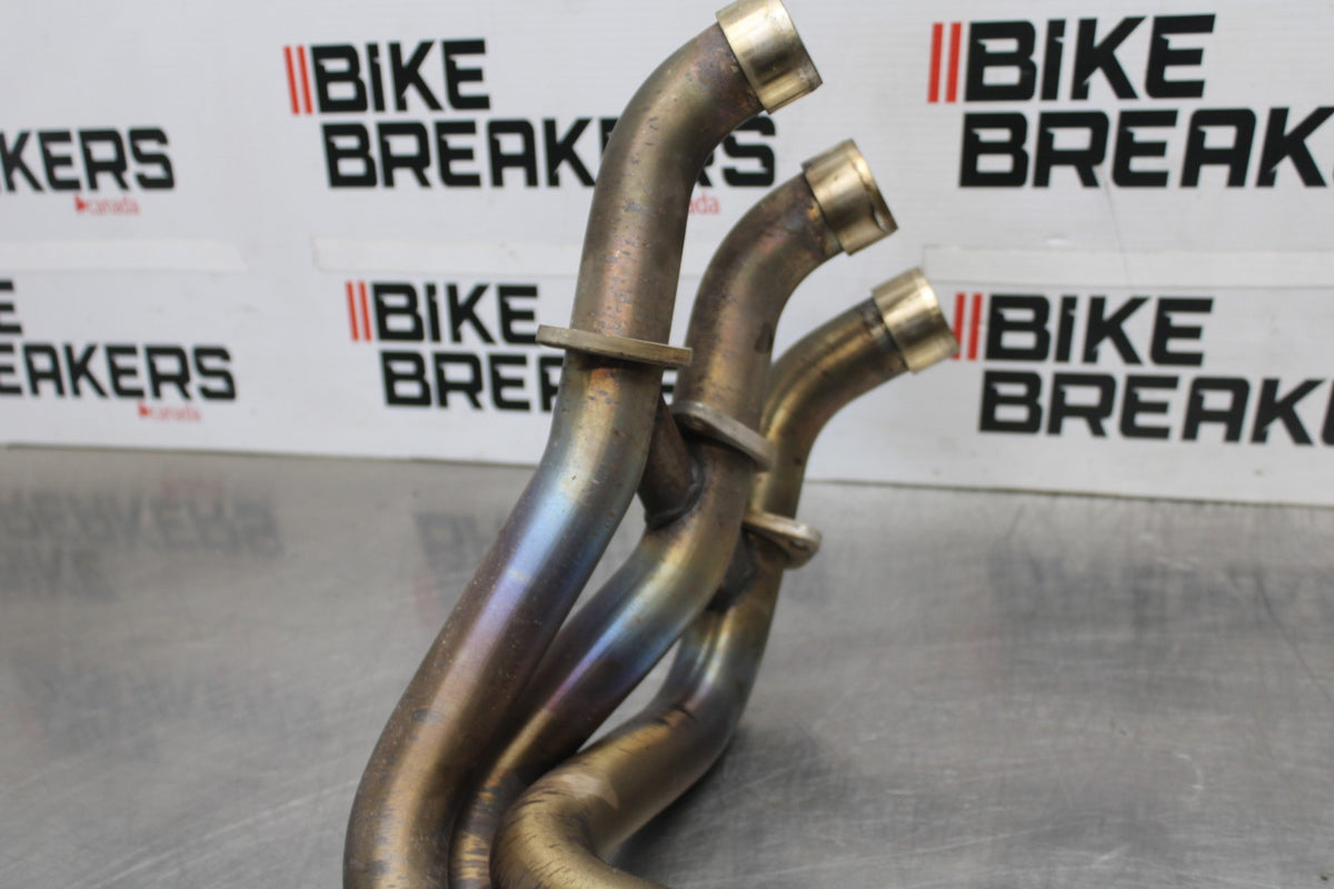 12 TRIUMPH STREET TRIPLE R EXHAUST HEADER PIPES MANIFOLD BB914