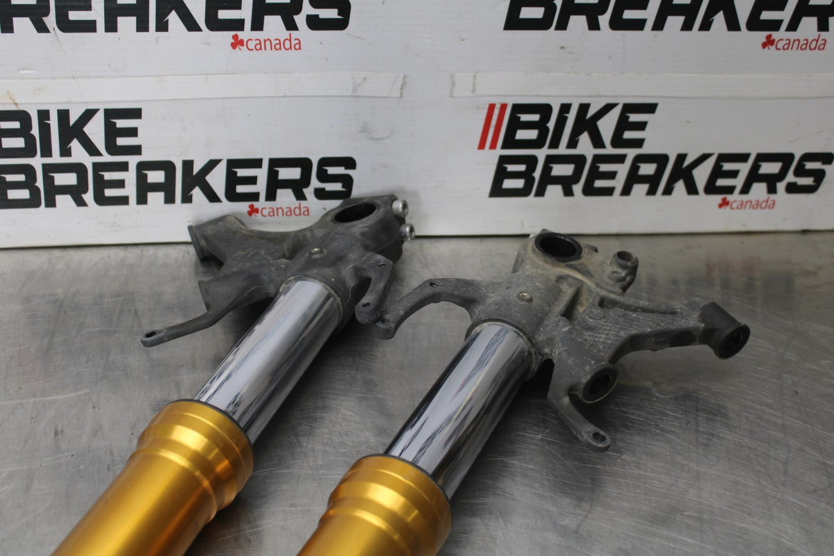 17 YAMAHA YZF R6 FRONT FORKS SHOCK SUSPENSION SET PAIR BB922