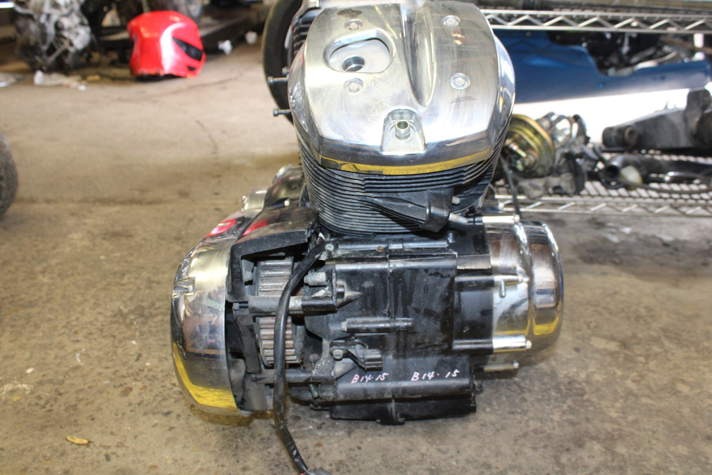 08 KAWASAKI VULCAN 900 ENGINE MOTOR BB184