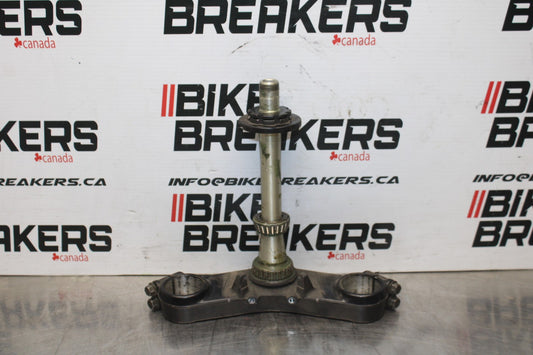 98 KAWASAKI NINJA ZX6 FRONT FORKS CLAMP LOWER TRIPLE TREE STEM BB870