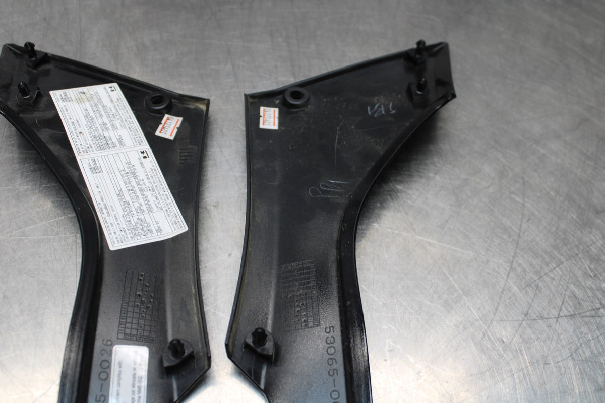 13-17 KAWASAKI NINJA 300 EX300 ABS RIGHT LEFT SIDE SEAT PANELS TRIMS COWLS BB187