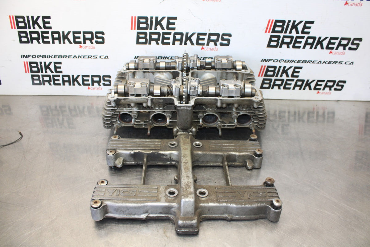 81 YAMAHA MAXIM 550 XJ550 ENGINE TOP END CYLINDER HEAD BB866