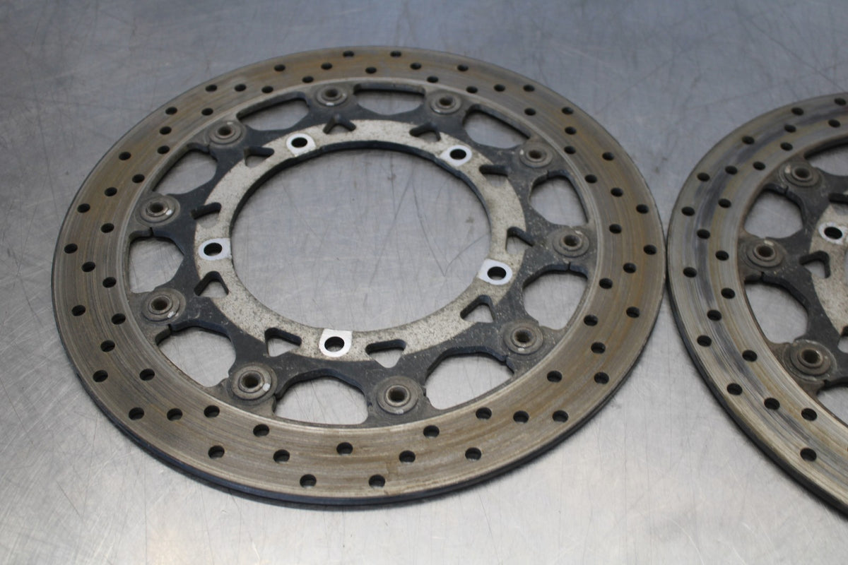 05 YAMAHA YZF R6 FRONT LEFT RIGHT BRAKE ROTORS DISCS BB894