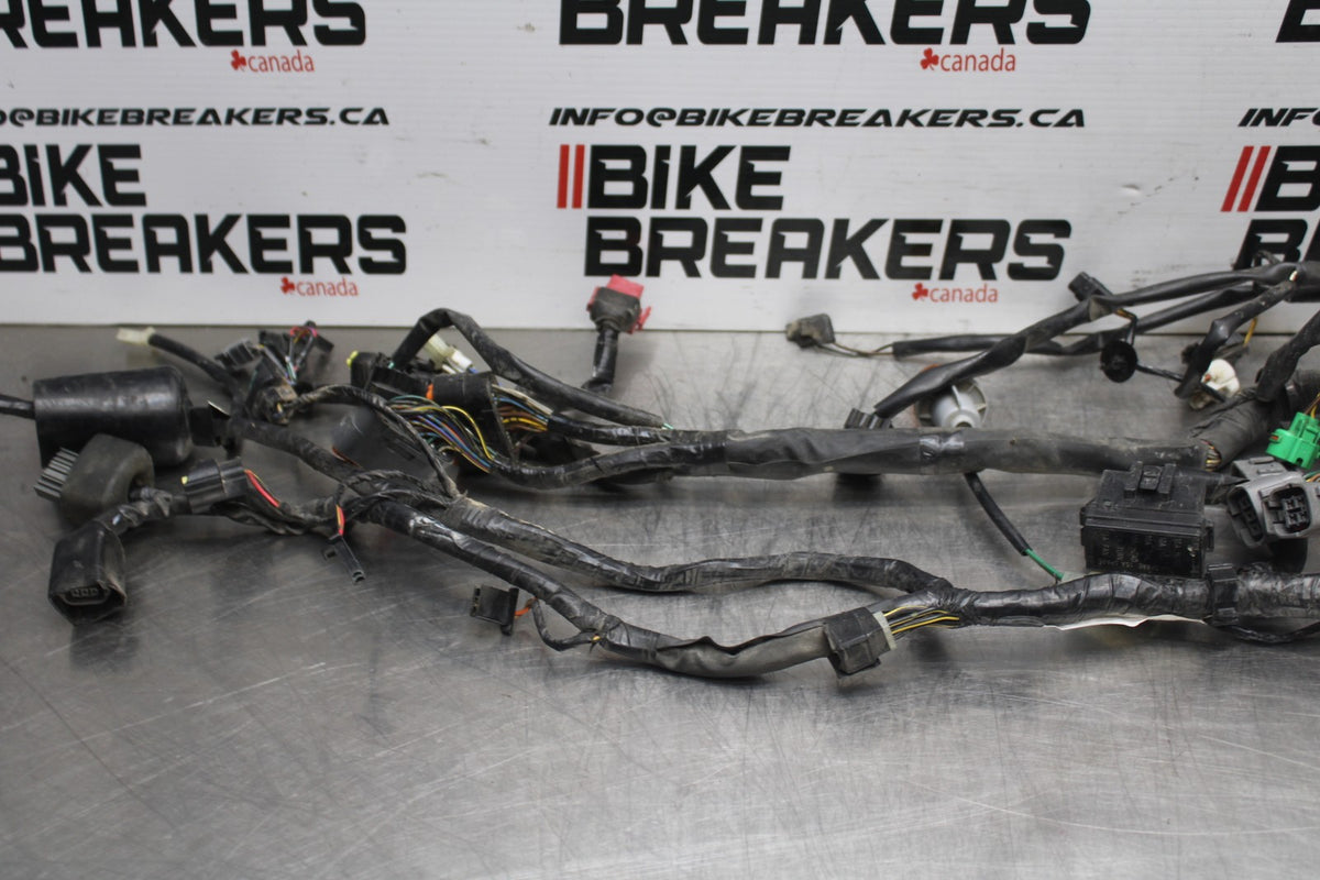07-08 KAWASAKI NINJA ZX6R MAIN ENGINE WIRING HARNESS MOTOR WIRE LOOM BB855