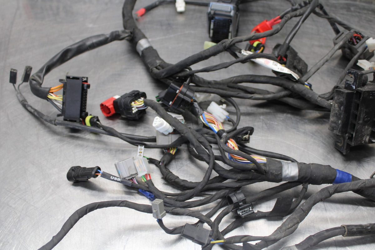 24 APRILIA TUONO V4 1100 FACTORY ABS MAIN ENGINE WIRING HARNESS WIRE LOOM BB887