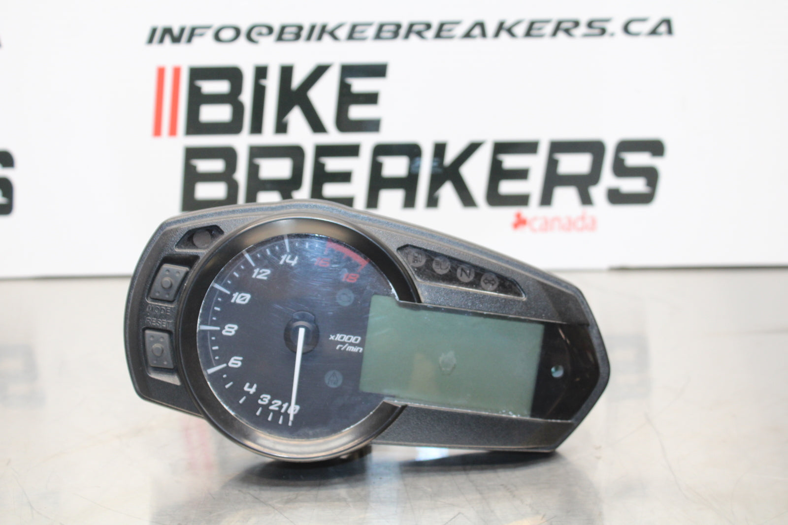 13-17 KAWASAKI NINJA ZX6R ZX636 ABS SPEEDO TACH GAUGES DISPLAY CLUSTER BB143
