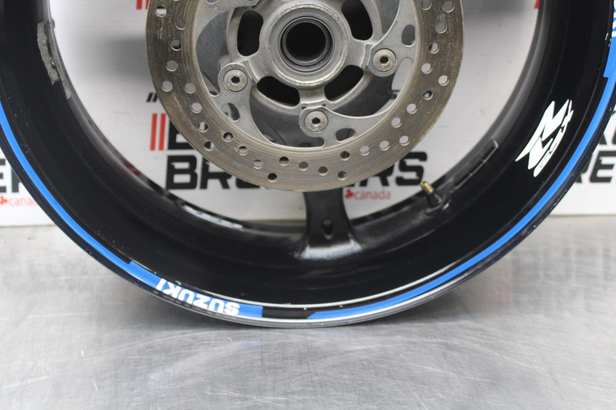 06-07 SUZUKI GSXR 600 REAR WHEEL BACK RIM & ROTOR BB845