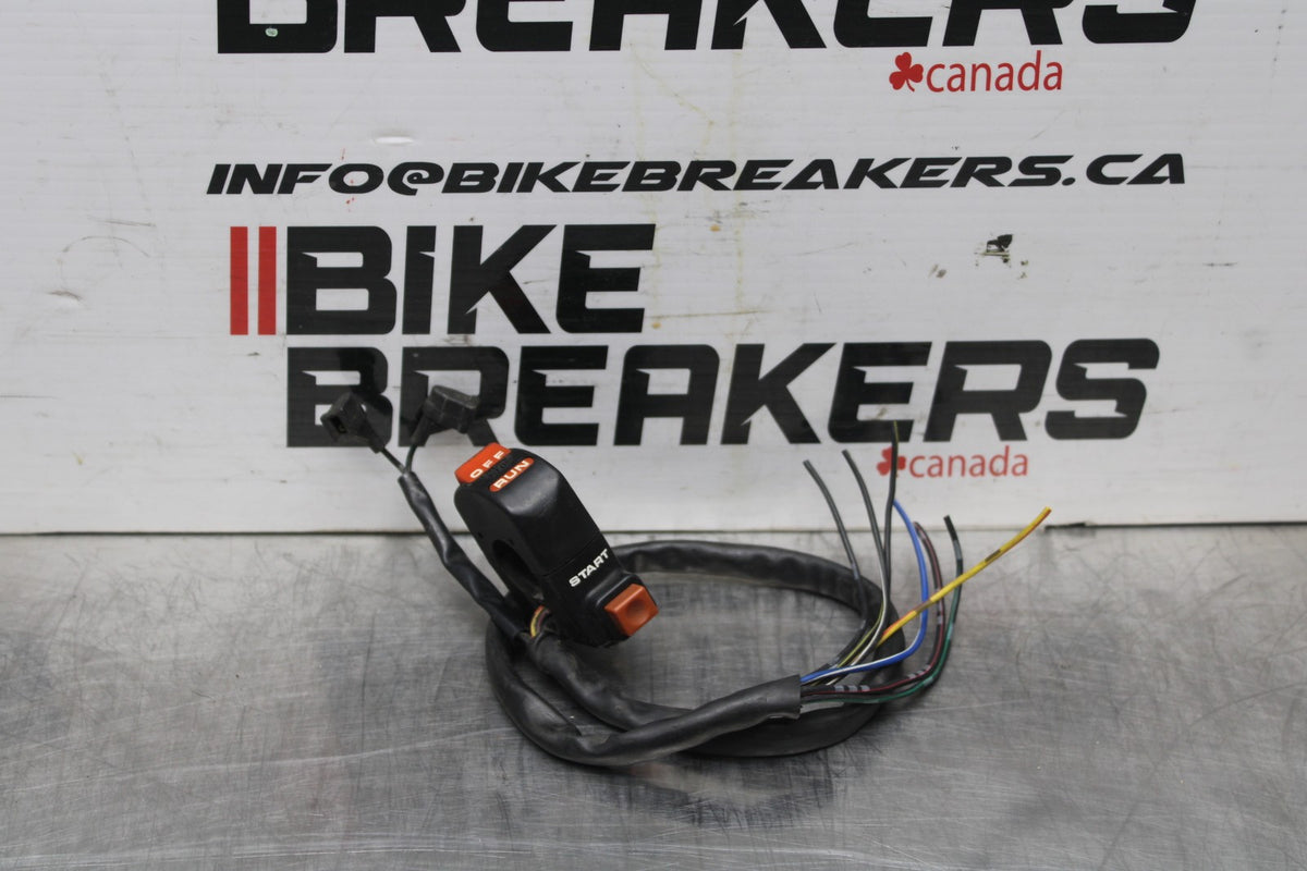 02-03 HONDA CBR954RR RIGHT CLIP ON HANDLE KILL OFF START SWITCH SWITCHES BB497