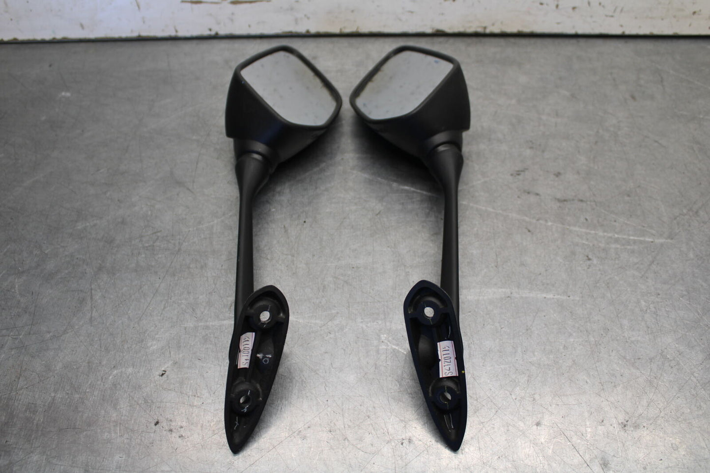 15-17 YAMAHA YZF R3 REAR VIEW MIRROR SET PAIR MIRRORS BB651