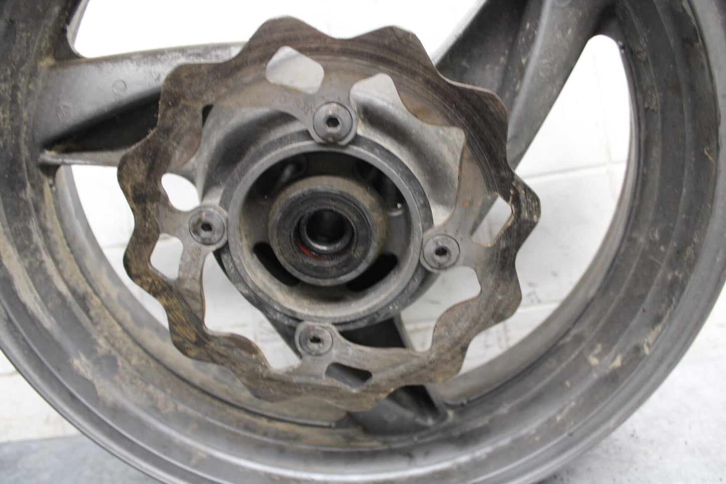 2001 Kawasaki Ninja ZX6 ZX600E REAR WHEEL RIM ROTOR BACK BRAKE DISC BB547