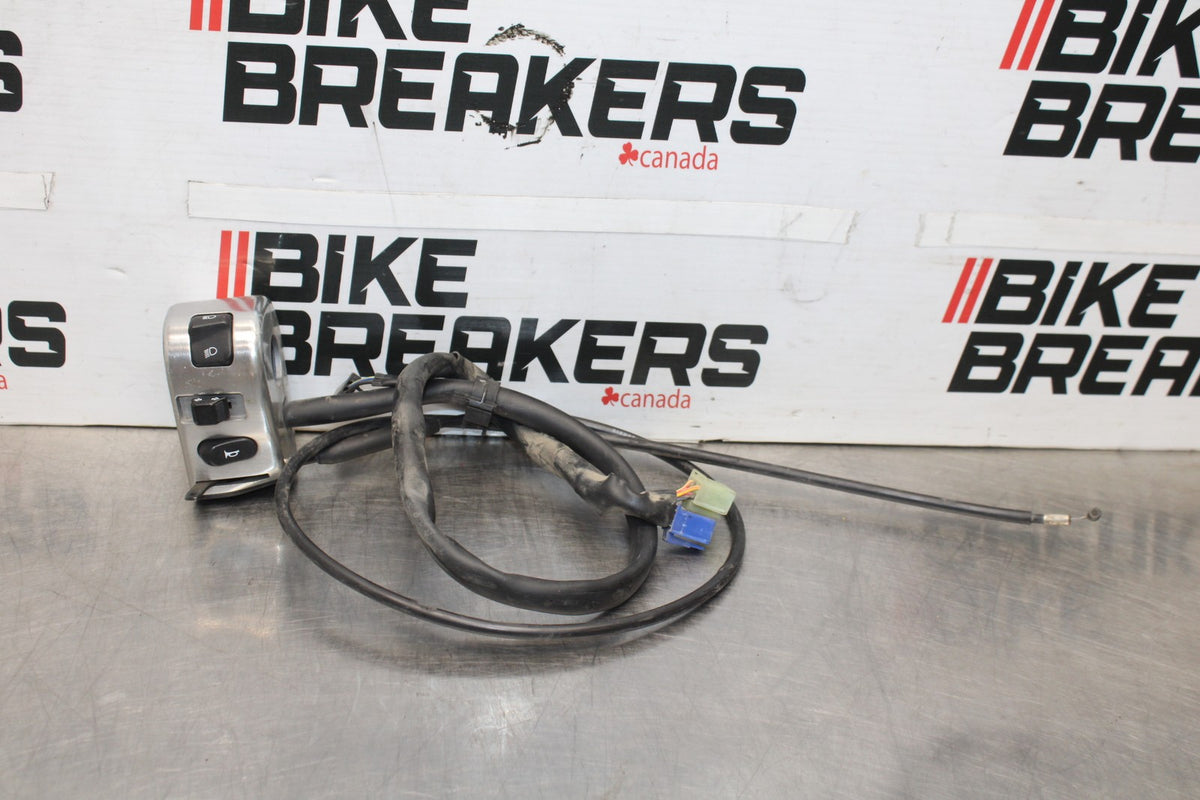 08 YAMAHA V STAR 1100 XVS1100AW CLASSIC LEFT HANDLE SIGNALS SWITCHS CHOKE BB916