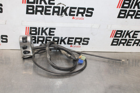 08 YAMAHA V STAR 1100 XVS1100AW CLASSIC LEFT HANDLE SIGNALS SWITCHS CHOKE BB916