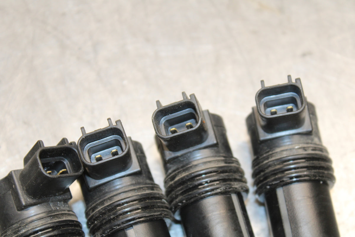 13-18 KAWASAKI NINJA ZX6R IGNITION COILS COIL SPARK PLUG CAPS BB118