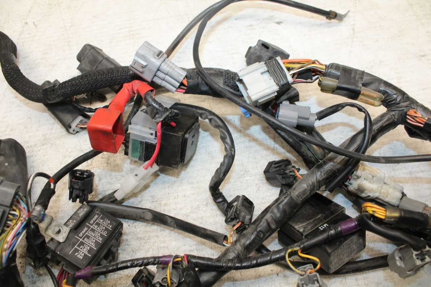 15-16 SUZUKI GSXS750 MAIN ENGINE WIRING HARNESS MOTOR WIRE LOOM BB374