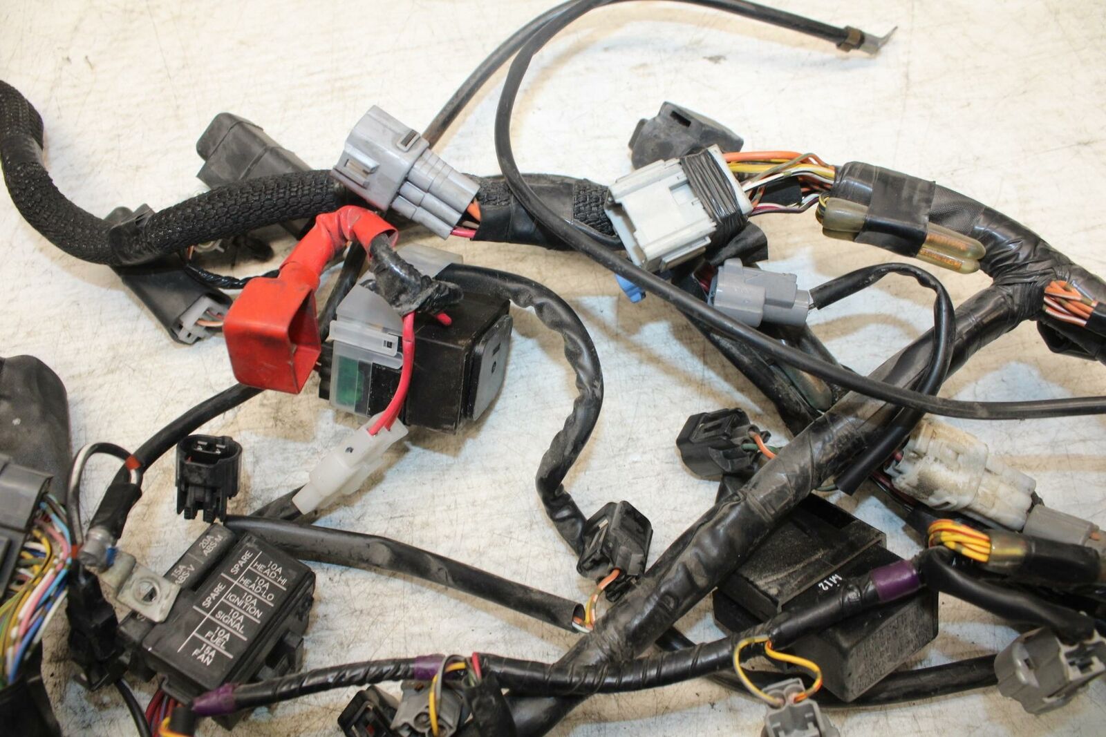 15-16 SUZUKI GSXS750 MAIN ENGINE WIRING HARNESS MOTOR WIRE LOOM BB374