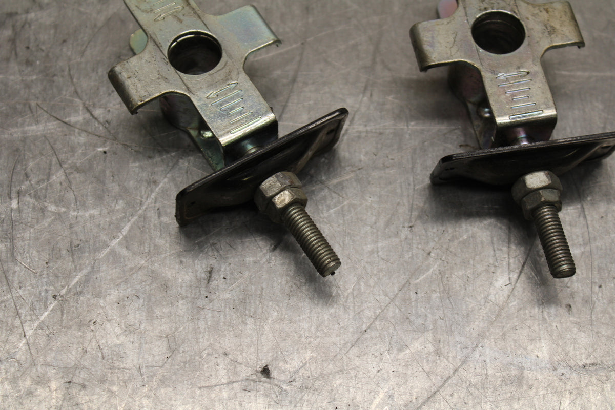 15-16 HONDA CB300F SWINGARM CHAIN TENSIONER ADJUSTMENT BRACKETS  BB740