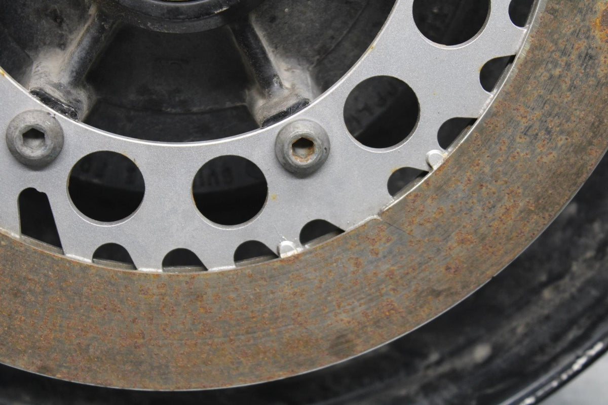 1998 Yamaha Vmax 1200 VMX1200 REAR WHEEL AND ROTOR BACK BRAKE DISC BB620