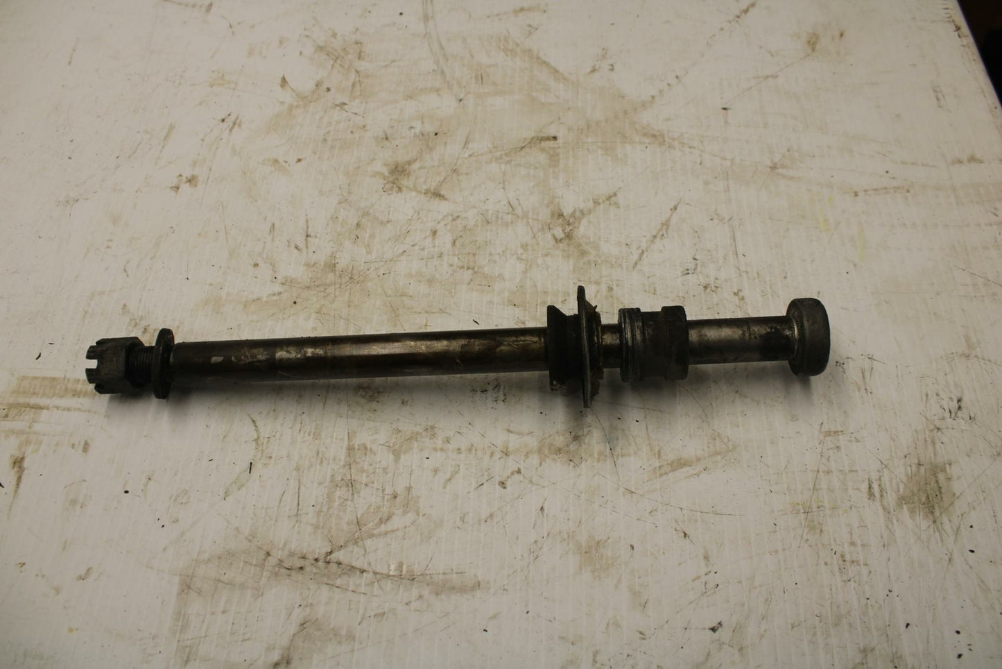 77-79 SUZUKI GS750 REAR AXLE BACK WHEEL RIM PIVOT BOLT AXEL BB258