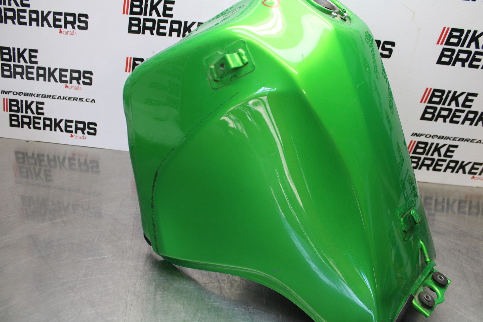 08-18 KAWASAKI KLR650 GAS TANK FUEL CELL PETROL RESERVOIR BB183