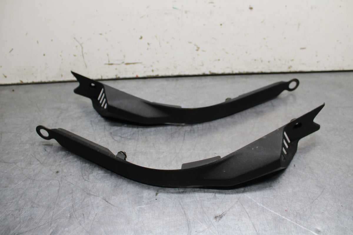 12-17 KAWASAKI ER-6N Z650 RIGHT LEFT GAS FUEL TANK PANELS COVERS TRIM SET  BB709
