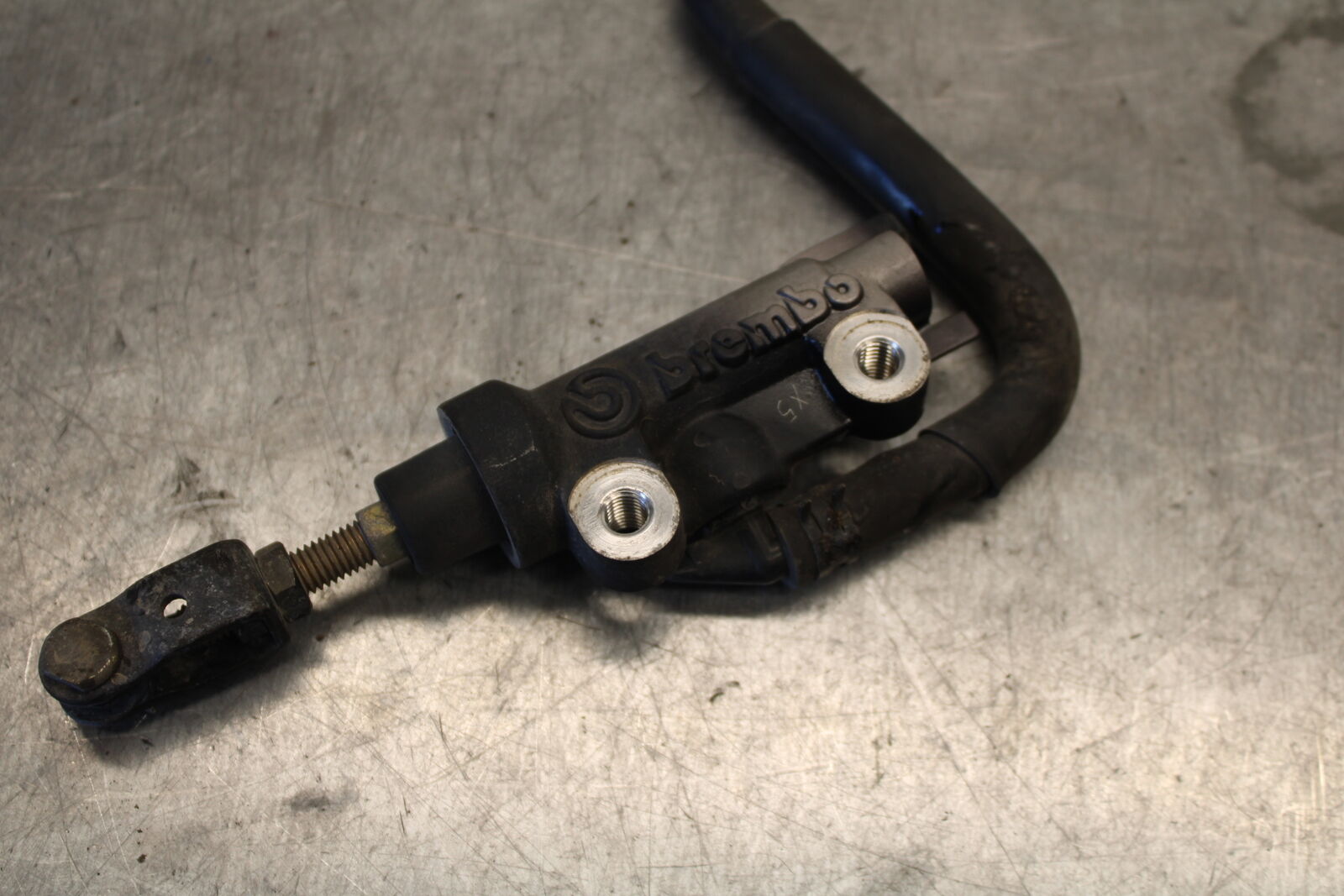07-09 YAMAHA FZ6 REAR BACK BRAKE MASTER CYLINDER W RESERVOIR BB713