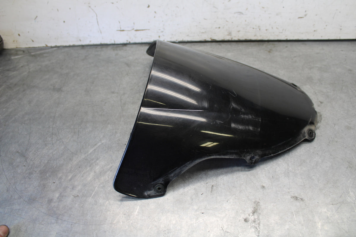 03-04 KAWASAKI NINJA ZX6RR AFTERMARKET BLACK FRONT WINDSHIELD WINDSCREEN BB684 