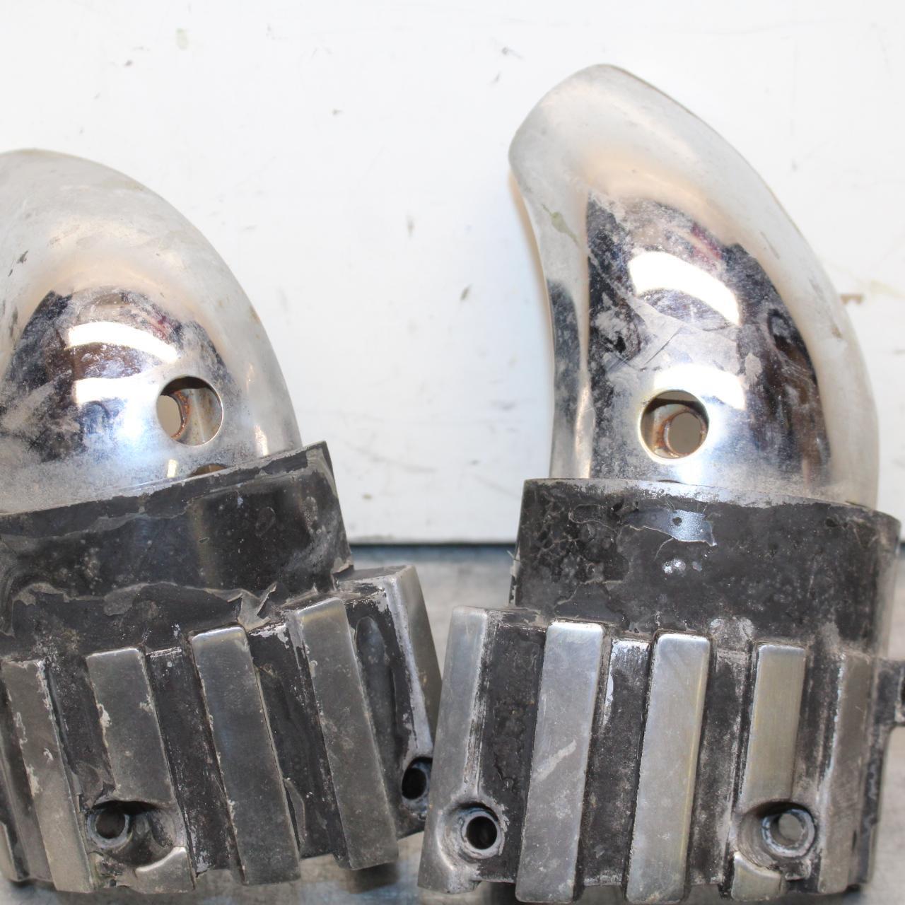 1998 Yamaha Vmax 1200 VMX1200 REAR CYLINDER(S) EXHAUST SHROUD COVER BB620