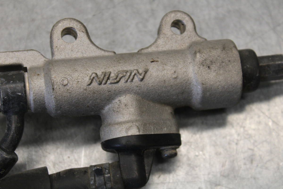 04-12 HONDA ST1300A REAR BACK BRAKE MASTER CYLINDER W RESERVOIR BB669