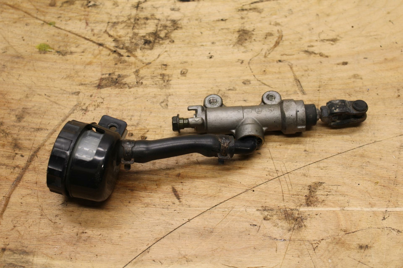 03-06 KAWASAKI Z1000 REAR BACK BRAKE MASTER CYLINDER W RESERVOIR BB319