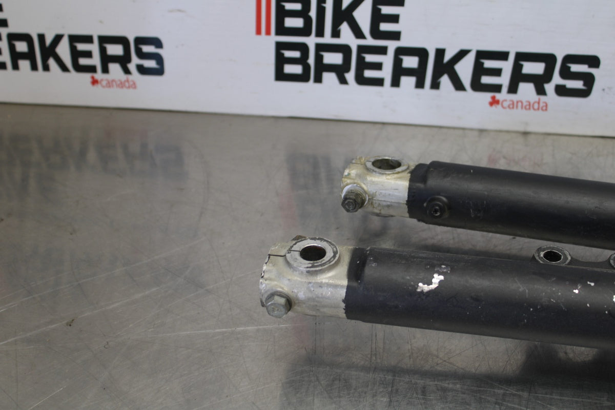 81 YAMAHA MAXIM 550 XJ550 FRONT FORKS SHOCK SUSPENSION SET PAIR BB866