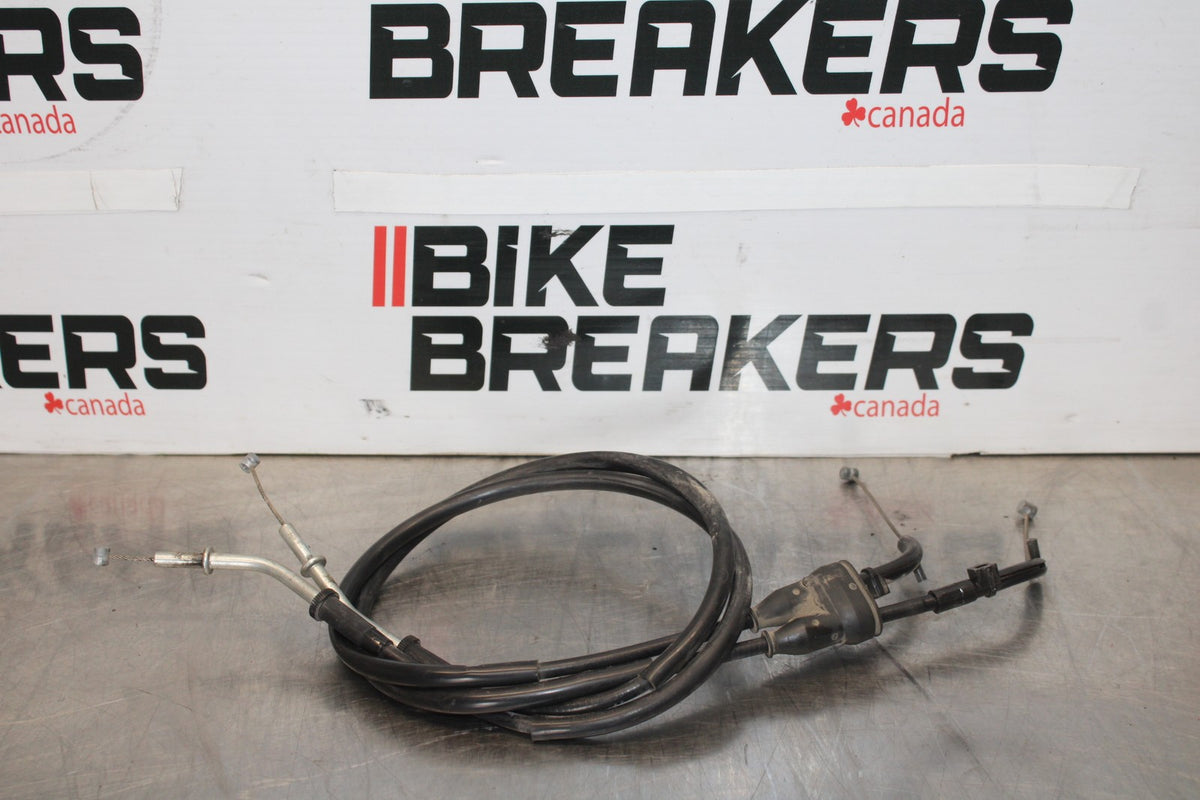 00-05 KAWASAKI NINJA ZX12R THROTTLE CABLES LINES BB892