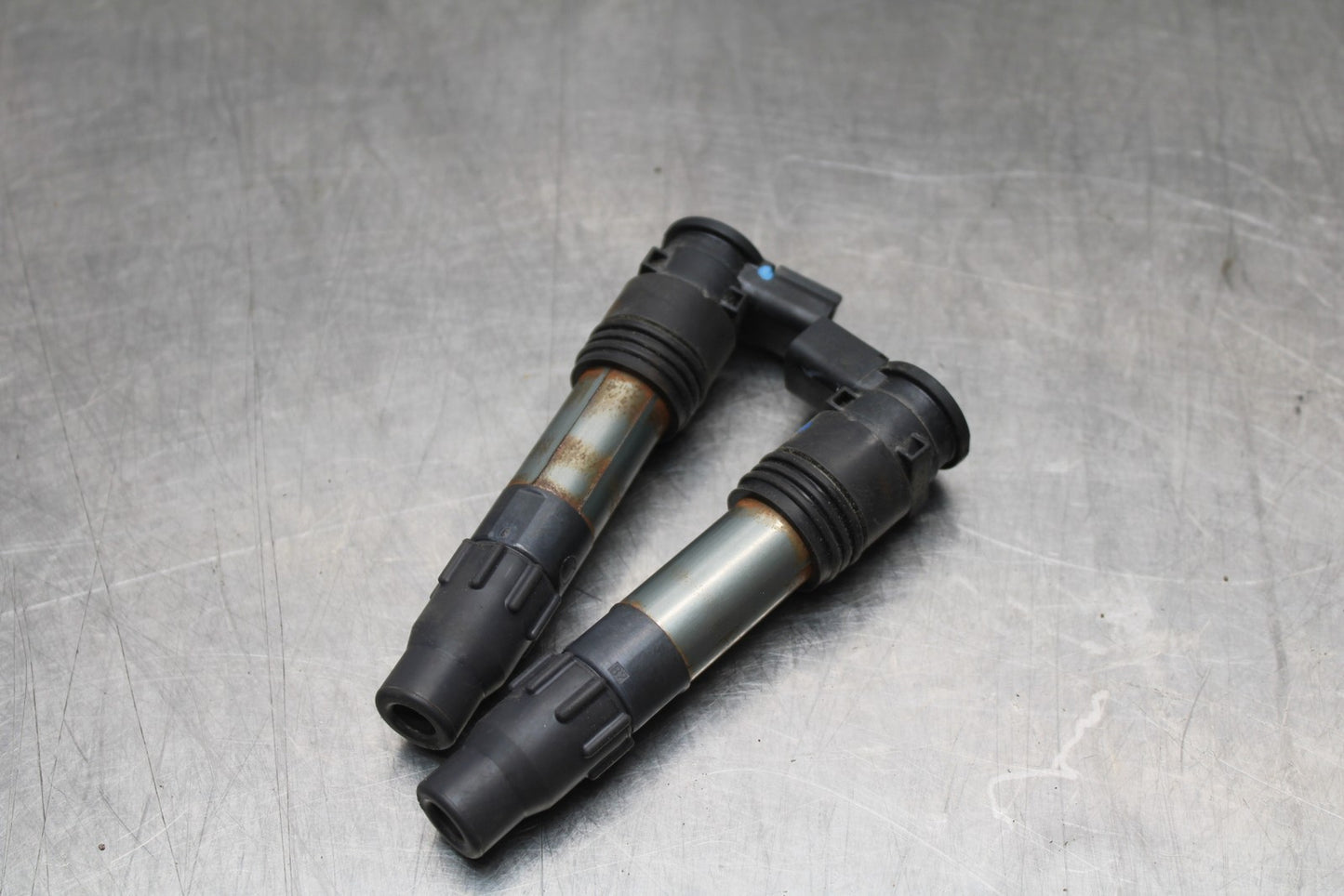 13-17 KAWASAKI NINJA 300 EX300 ABS IGNITION COILS COIL SPARK PLUG CAPS BB187