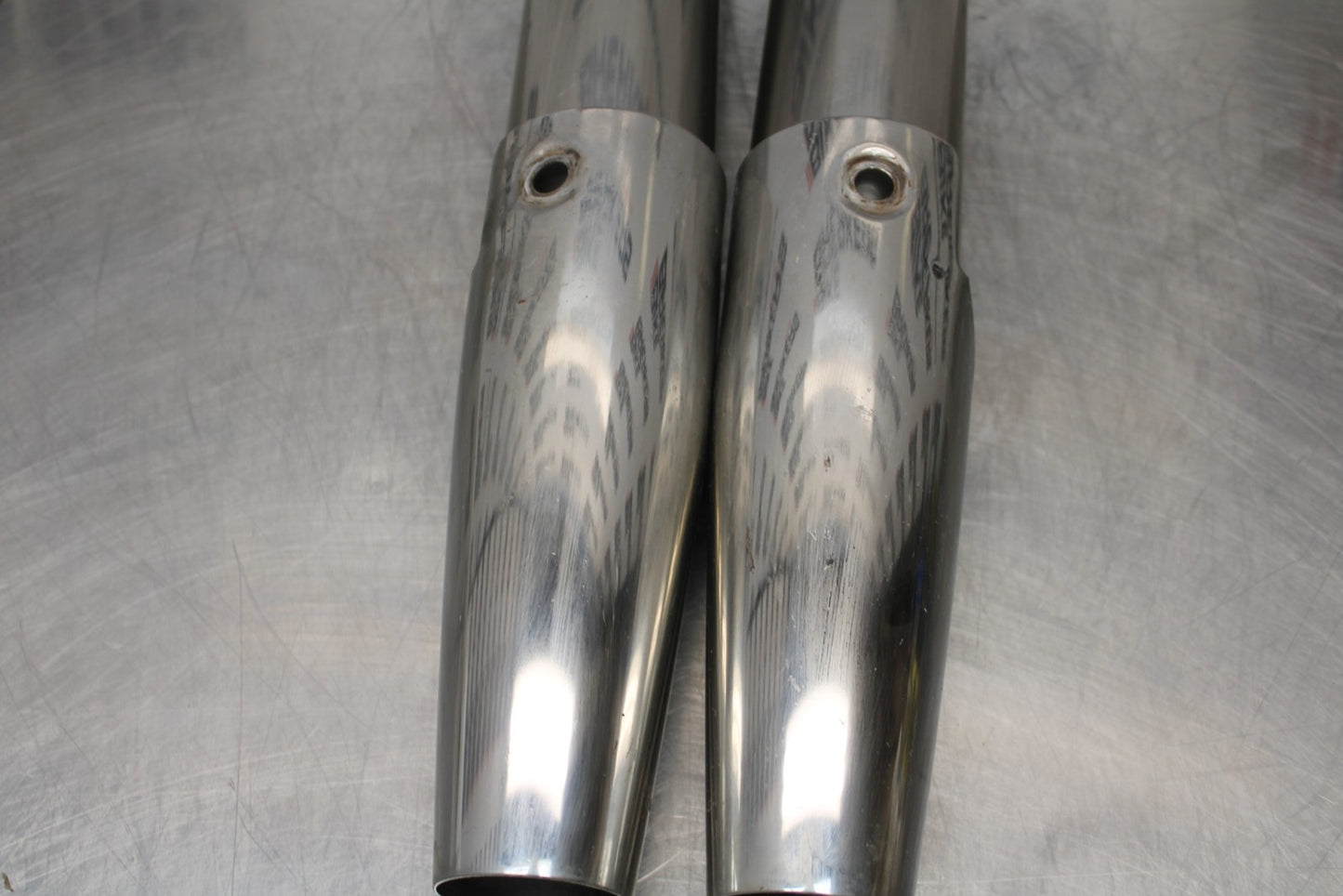 08 KAWASAKI VULCAN 900 FRONT FORK COVER GUARD SHIELD COWL SET KIT BB184