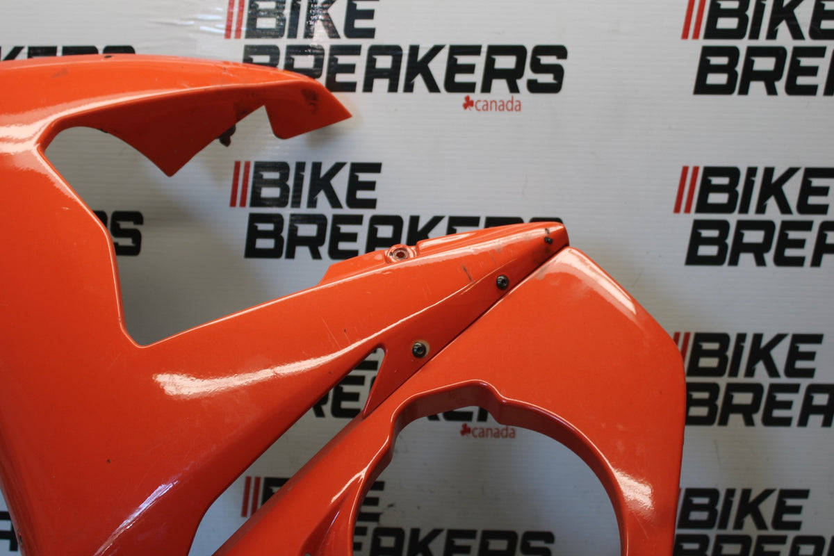 03-04 YAMAHA YZF R6 LEFT LOWER MID UPPER SIDE FAIRING COWL BB890