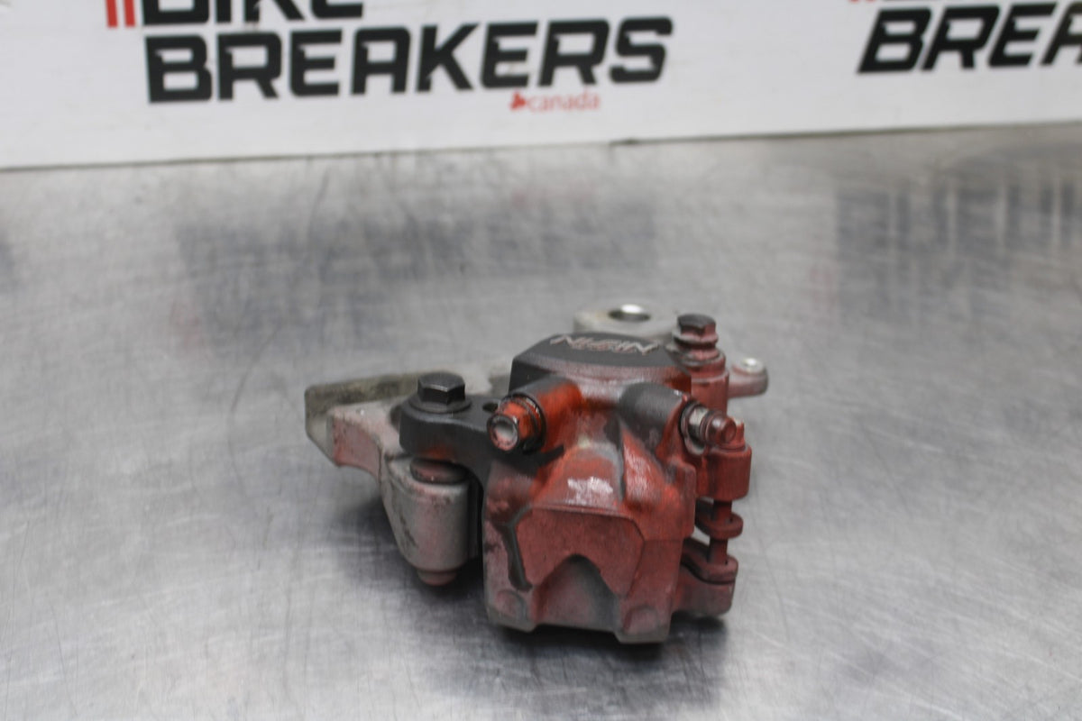 13-15 HONDA CBR500R REAR BACK BRAKE CALIPER W MOUNT BRACKET BB834