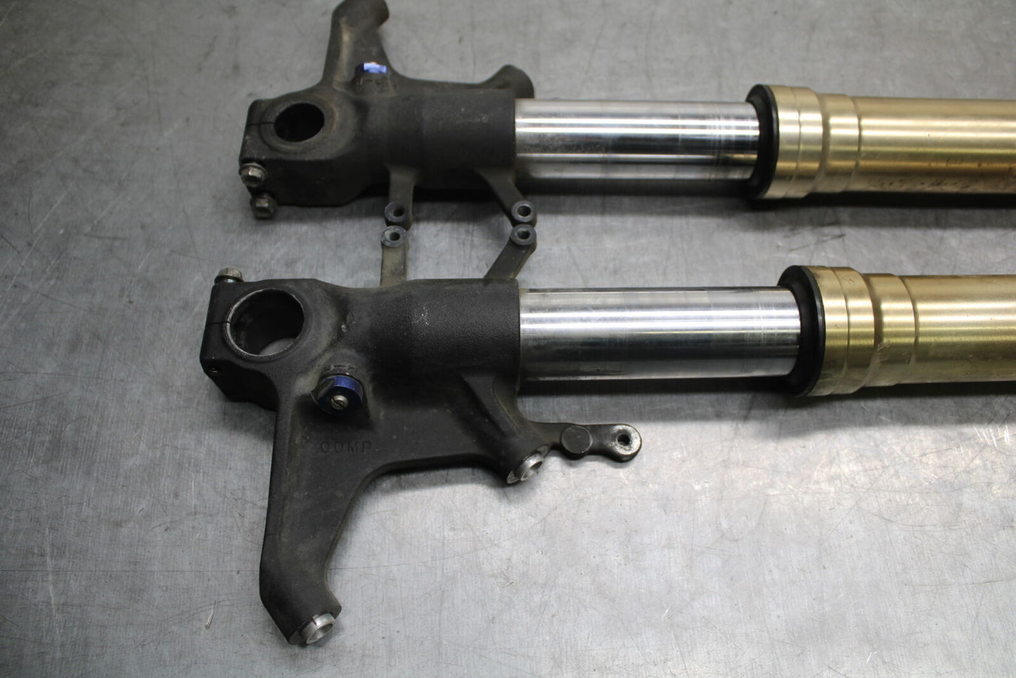 08-09 SUZUKI GSXR600 FRONT FORKS SHOCK SUSPENSION SET PAIR BB728