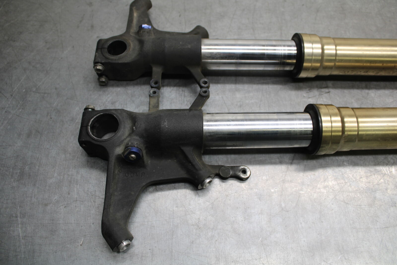 08-09 SUZUKI GSXR600 FRONT FORKS SHOCK SUSPENSION SET PAIR BB728