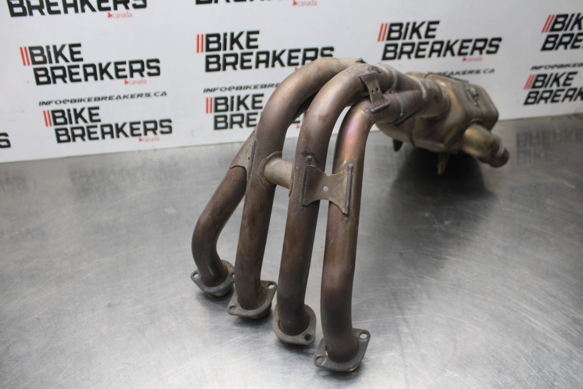 08-16 YAMAHA YZF R6 EXHAUST HEADER PIPES MANIFOLD BB856