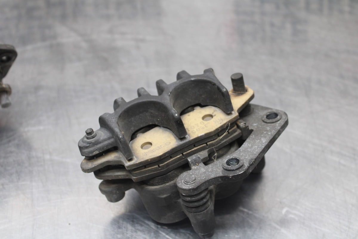 08 KAWASAKI NINJA 650 EX650 RIGHT LEFT FRONT BRAKE CALIPER SET CALIPERS BB797
