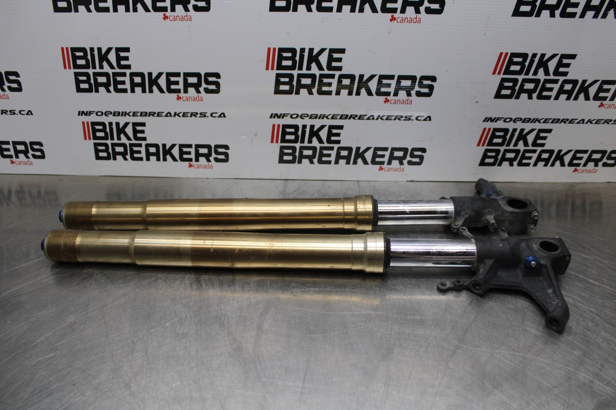 06-07 SUZUKI GSXR 600 FRONT FORKS SHOCK SUSPENSION SET PAIR BB178